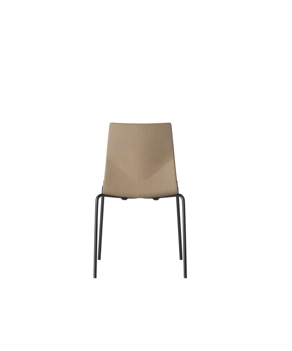 OCEE&FOUR – Chairs – FourCast 2 Four – Veneer shell - Packshot Image 3 Large