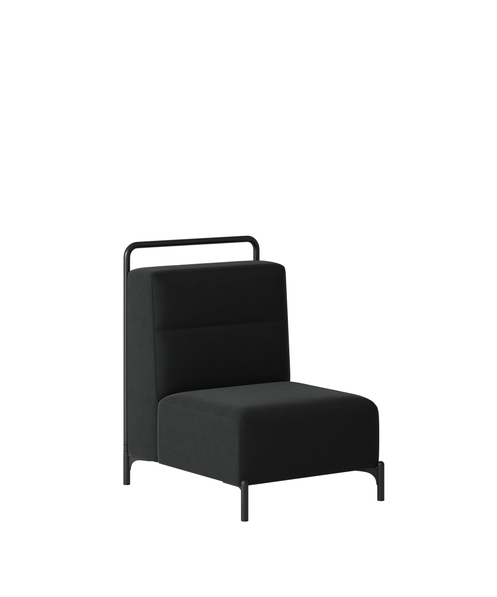 OCEE&FOUR – Soft Seating – FourPeople Stand Alone – 1 Seater - High Back - Back Panel H1020 - Packshot Image 2
