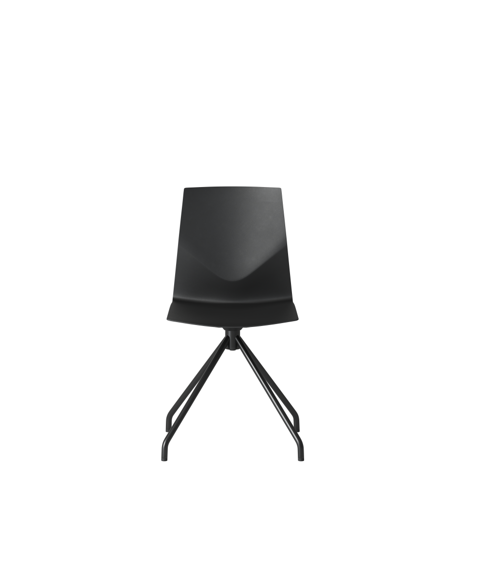 OCEE_FOUR – Chairs – FourCast 2 One – Plastic shell - Swivel - Packshot Image 4