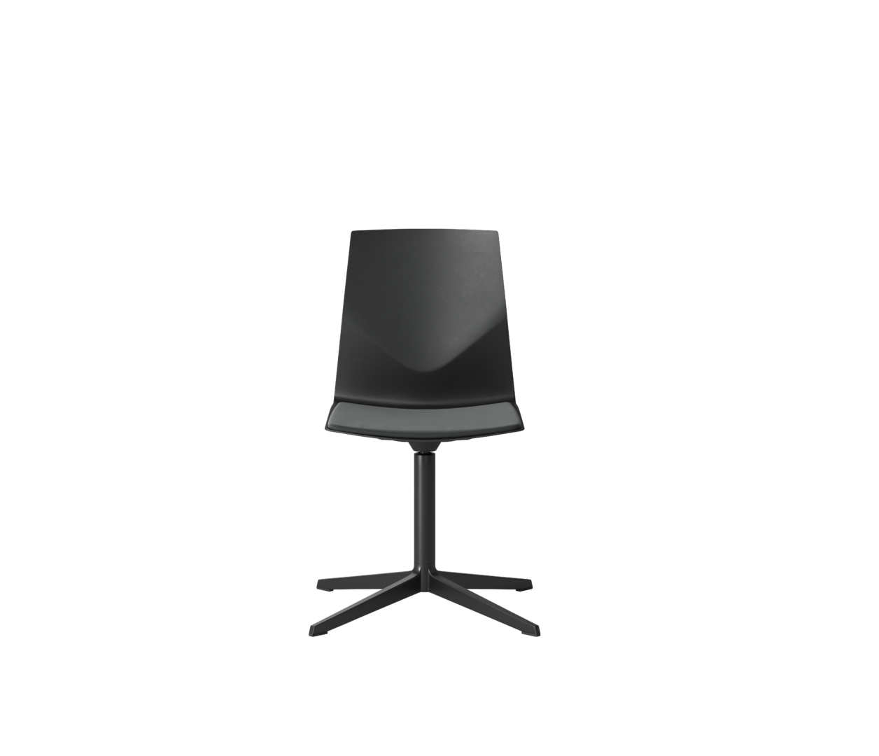 OCEE&FOUR – Chairs – FourCast 2 Evo – Plastic shell - Seat Pad - Aluminium Frame - Swivel Frame - Packshot Image 4