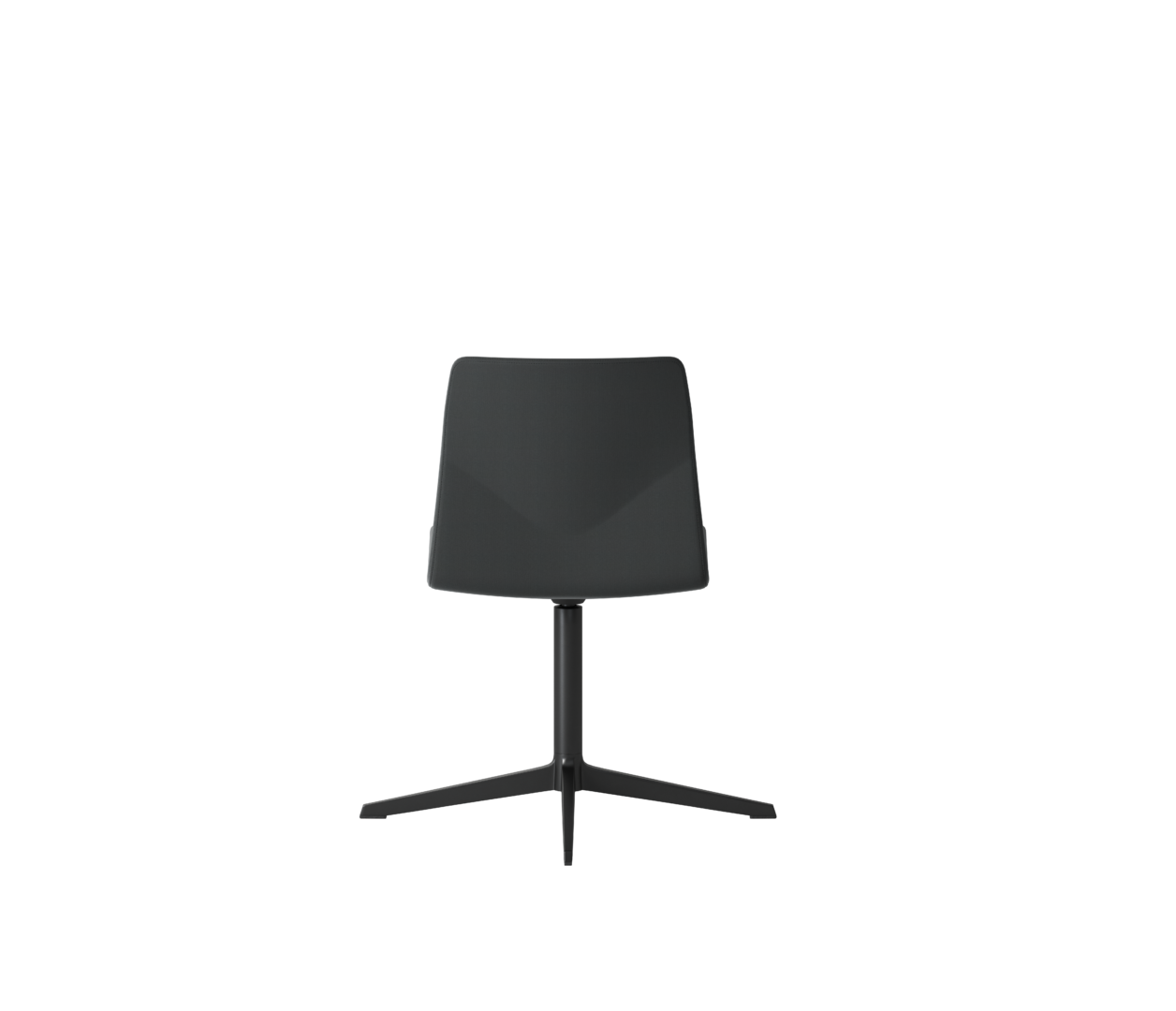 OCEE&FOUR – Chairs – FourCast 2 Lounge – Plastic shell - Fully Upholstered - 4-star Base - Return - Packshot Image 3