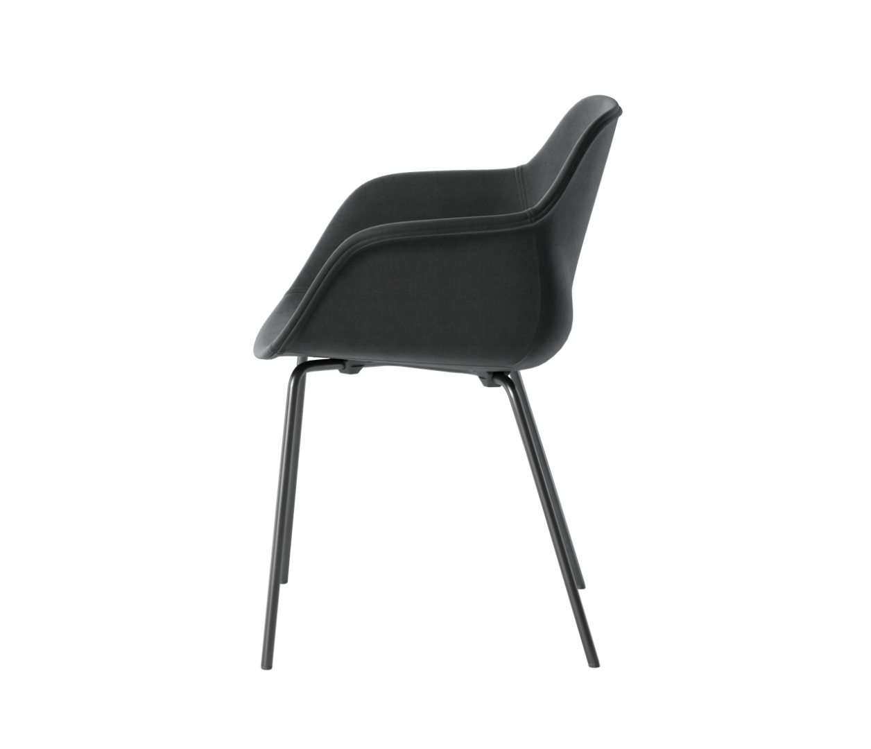 OCEE&FOUR – Chairs – FourMe 44 – Plastic Shell - Fully Upholstered - Packshot Image 4 Large