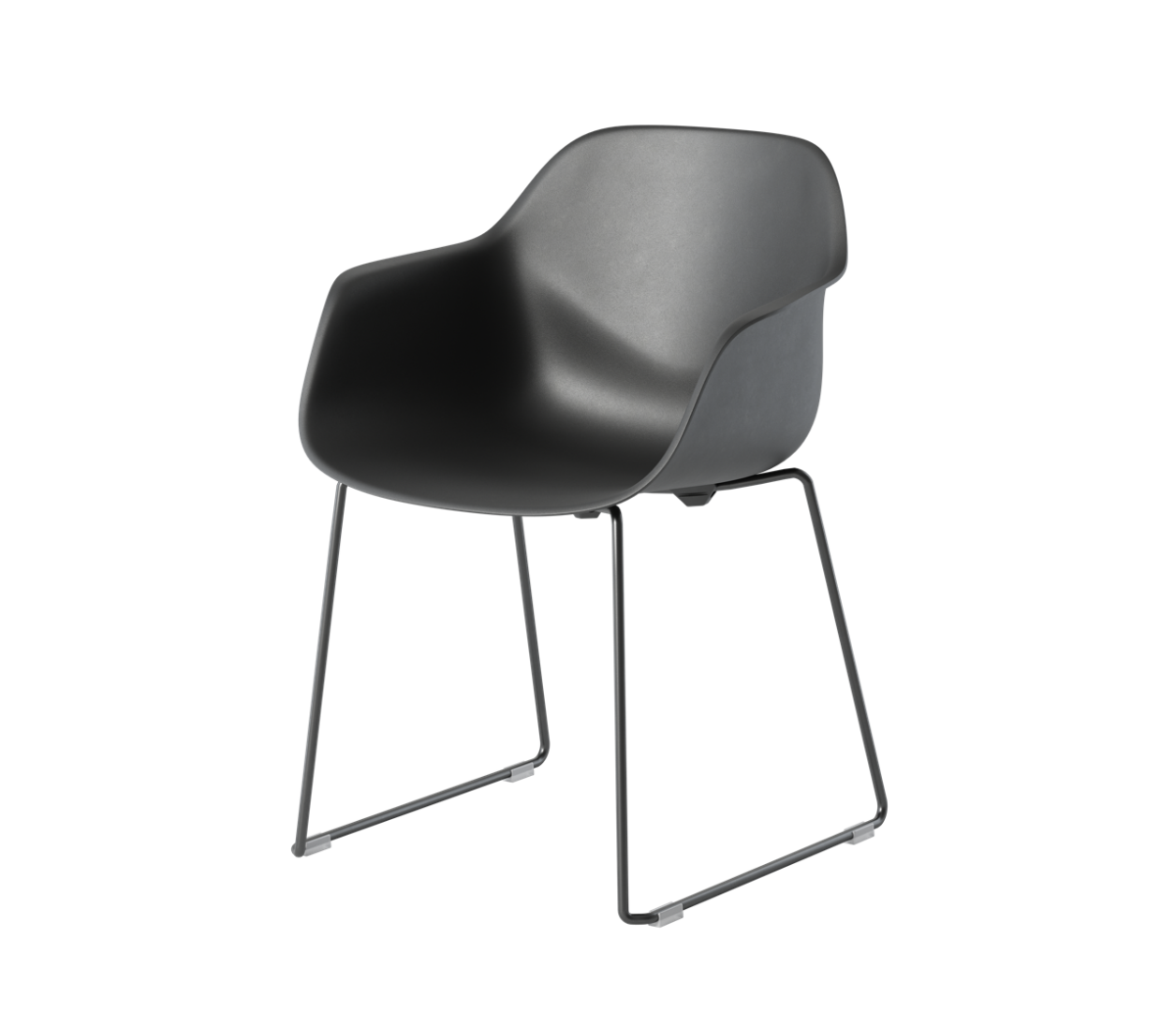OCEE&FOUR – Chairs – FourMe 88 – Plastic shell - Skid Frame - Packshot Image 1 Large