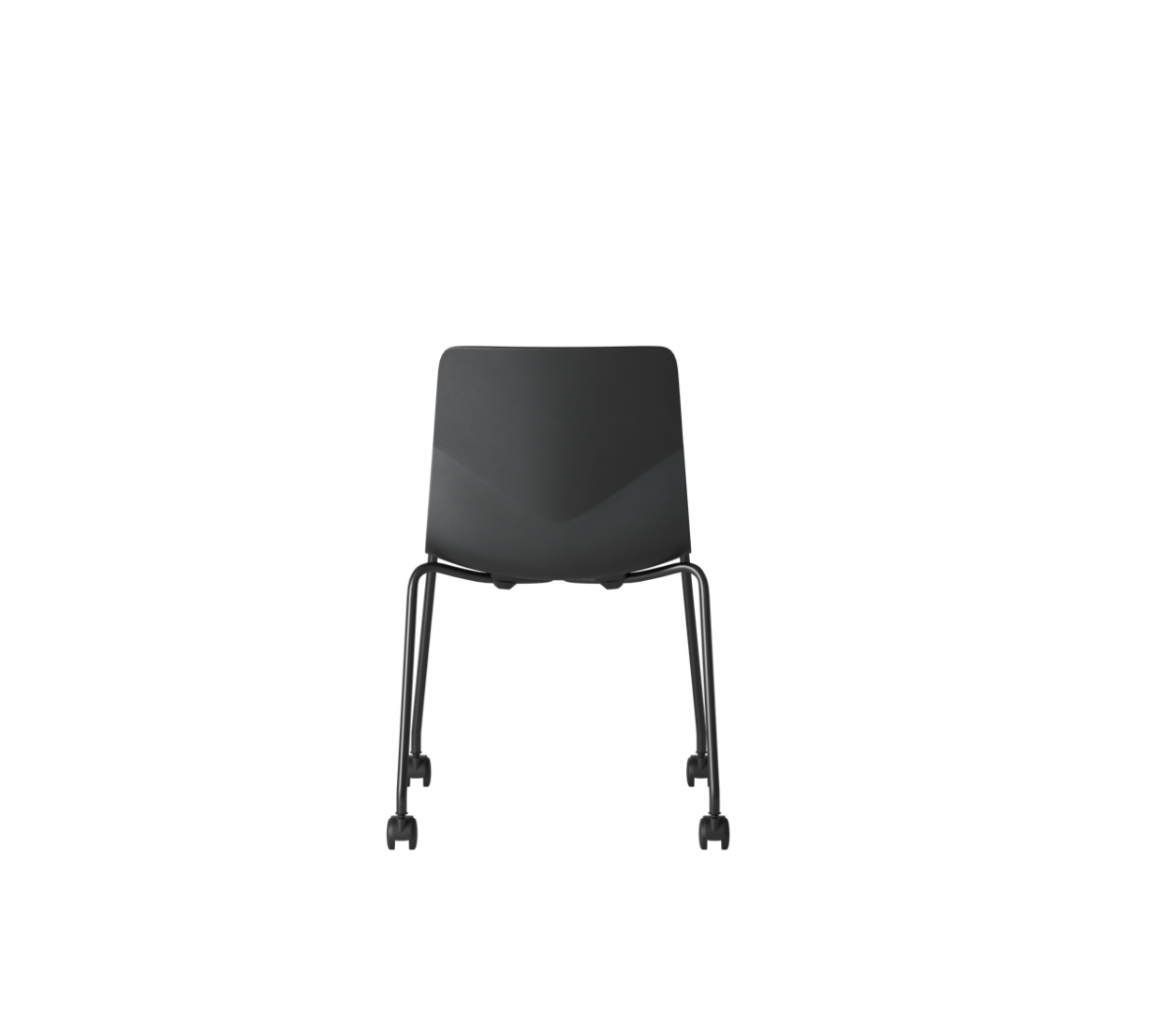 OCEE&FOUR – Chairs – FourSure 77 – Plastic shell - Castors - Packshot Image 1 Large