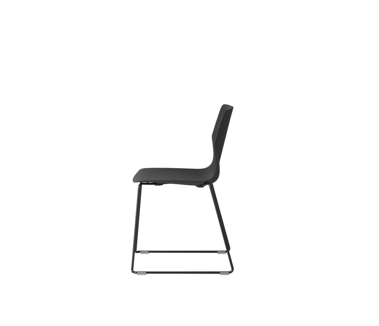 OCEE&FOUR – Chairs – FourSure 88 – Plastic shell - Skid frame - Packshot Image 5 Large