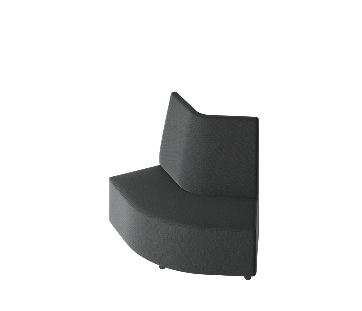 OCEE&FOUR – Soft Seating – FourLikes Sofa – 120 Convex High Back - Packshot Image 4