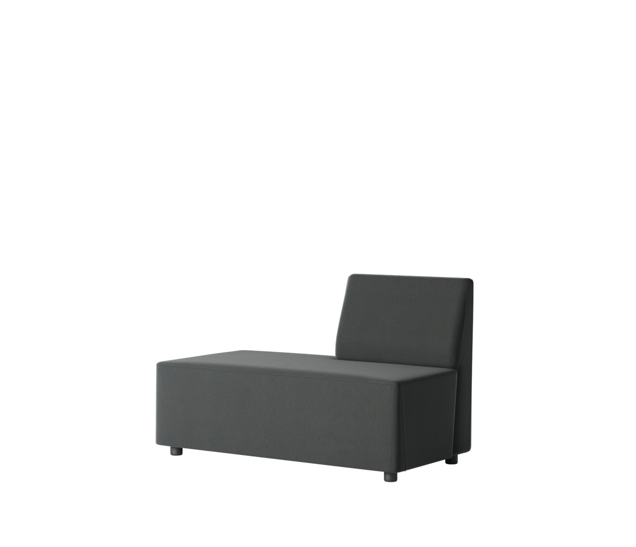 OCEE&FOUR – Soft Seating – FourLikes Sofa – Open end 1400 - Low Back Left - Packshot Image 1