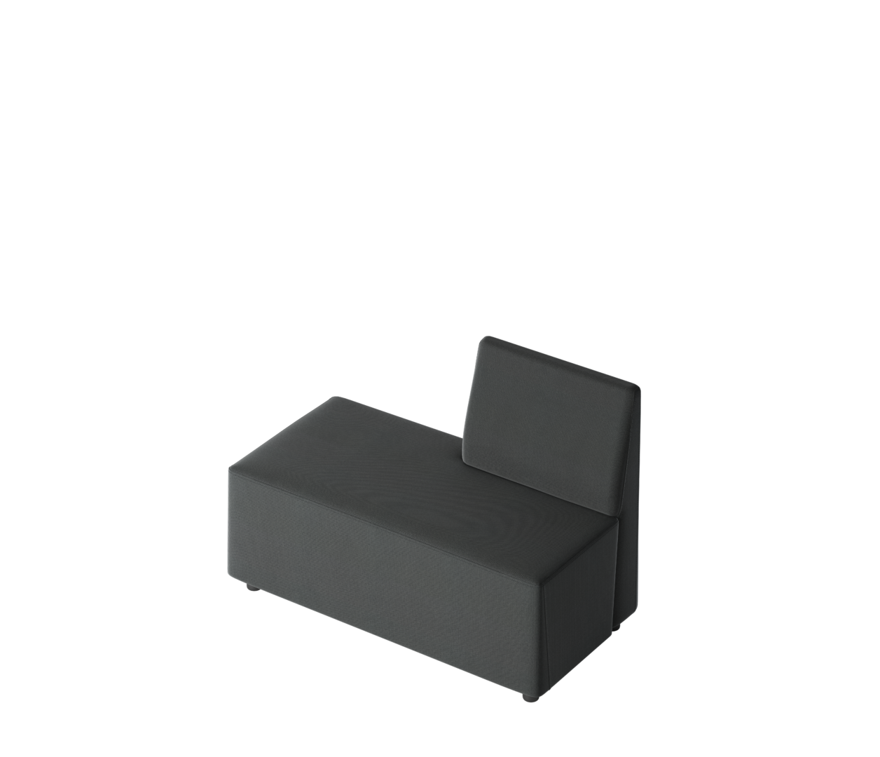 OCEE&FOUR – Soft Seating – FourLikes Sofa – Open end 1400 - Low Back Left - Packshot Image 4