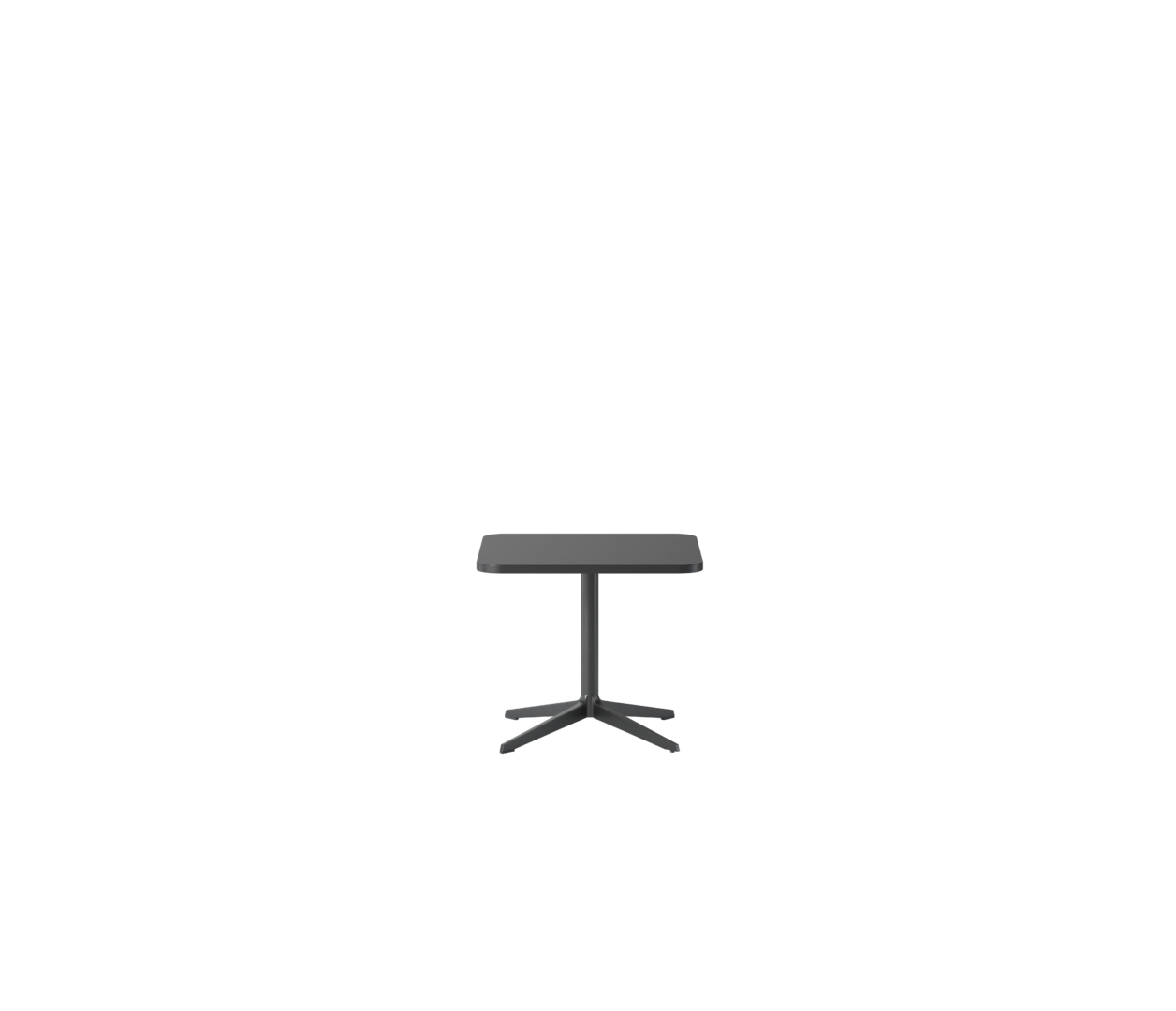 OCEE&FOUR – Tables – FourResting – Rectangular - 60x60 - Four-Star Base - 51cm - Packshot Image 1