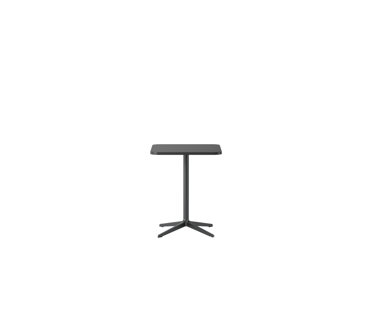 OCEE&FOUR – Tables – FourResting – Rectangular - 60x60 - Four-Star Base - 72.5cm - Packshot Image 1