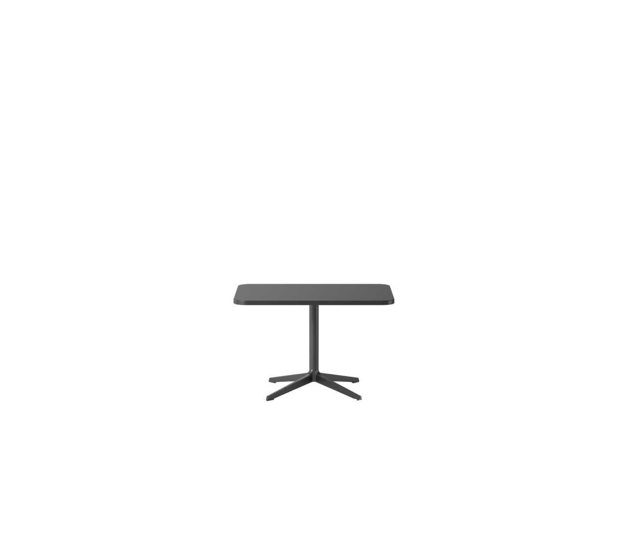 OCEE&FOUR – Tables – FourResting – Rectangular - 80x60 - Four-Star Base - 51cm - Packshot Image 1