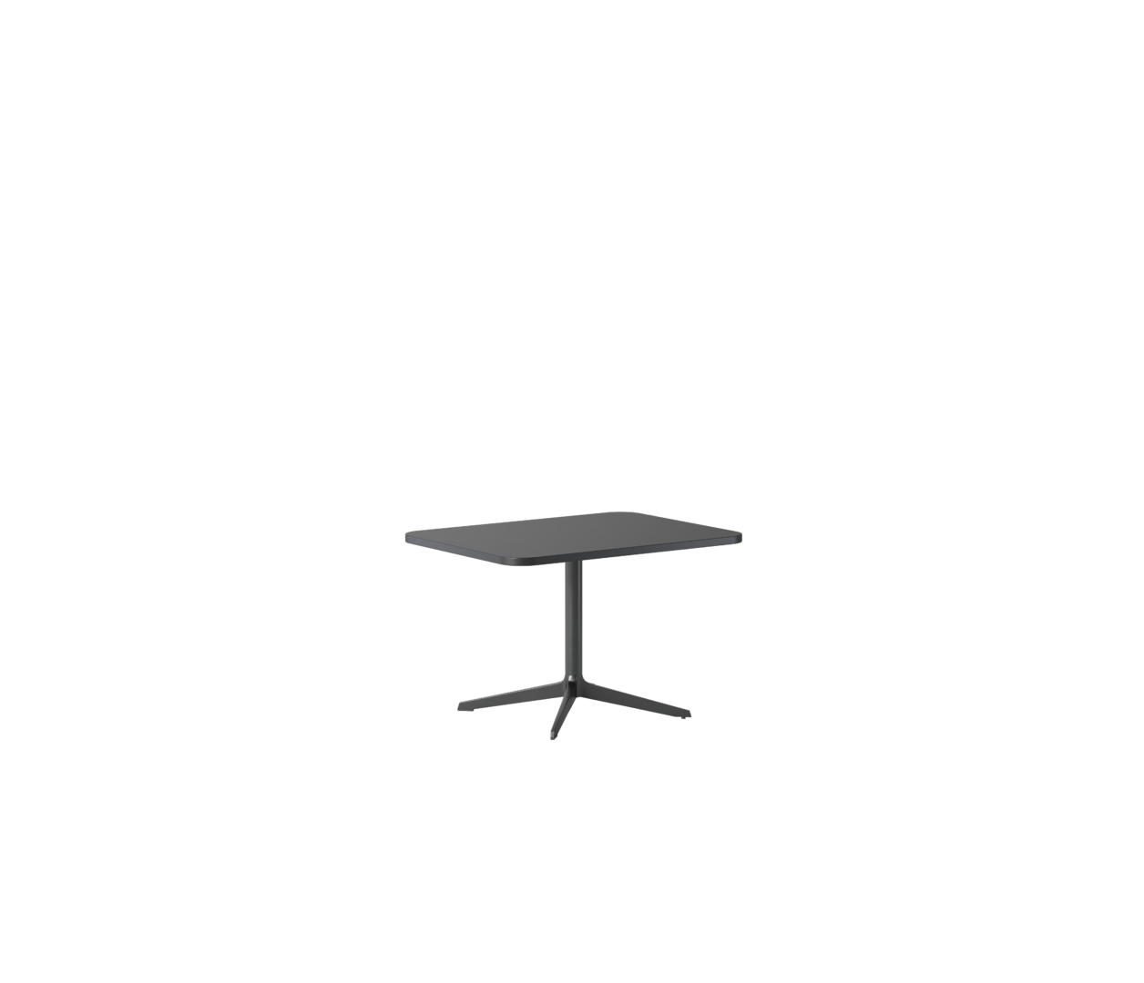 OCEE&FOUR – Tables – FourResting – Rectangular - 80x60 - Four-Star Base - 51cm - Packshot Image 2