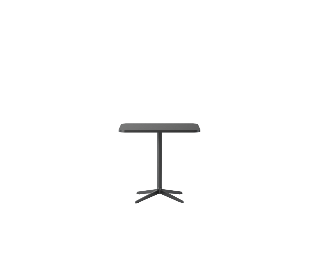 OCEE&FOUR – Tables – FourResting – Rectangular - 80x60 - Four-Star Base - 72.5cm - Packshot Image 1