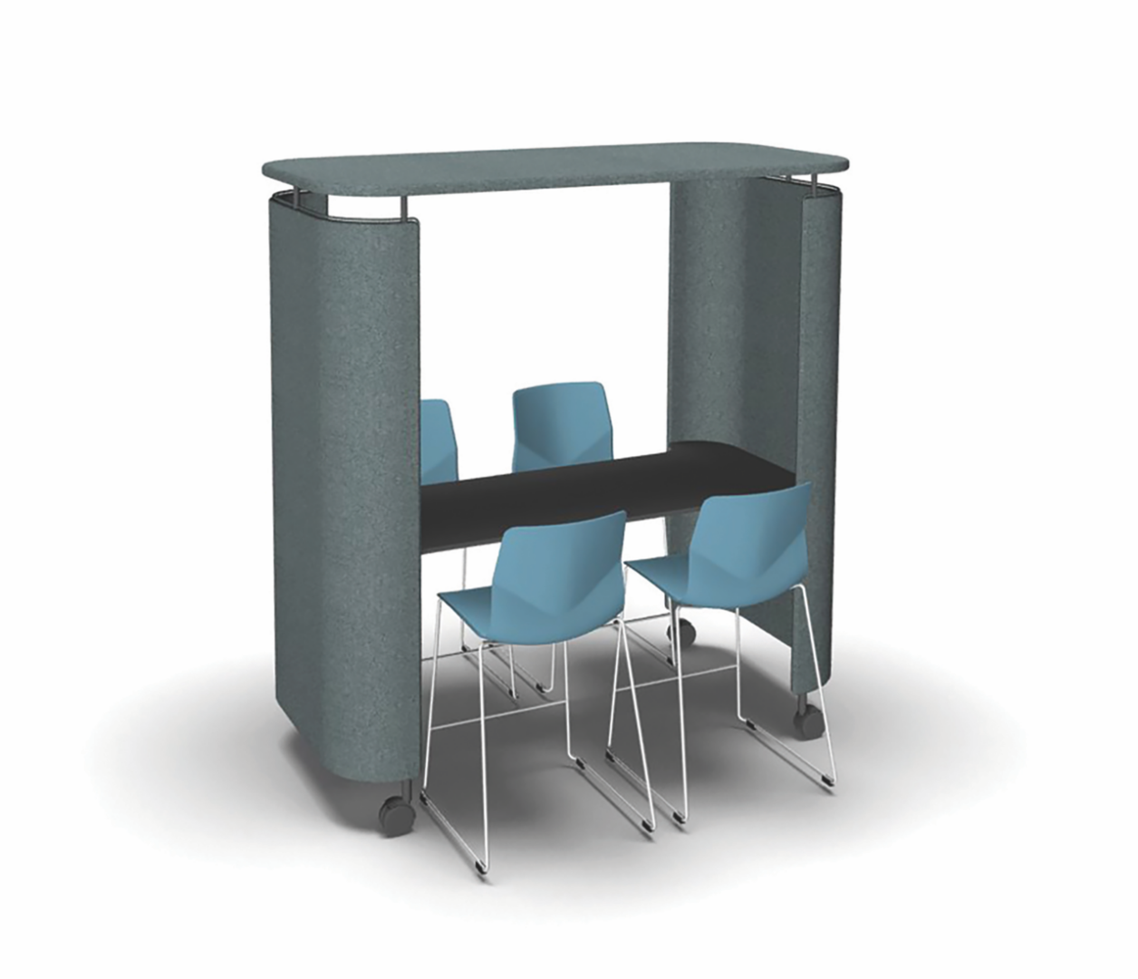 OCEE_FOUR – Work _ Study Booths – InnoPod – Packshot Image 3 Large